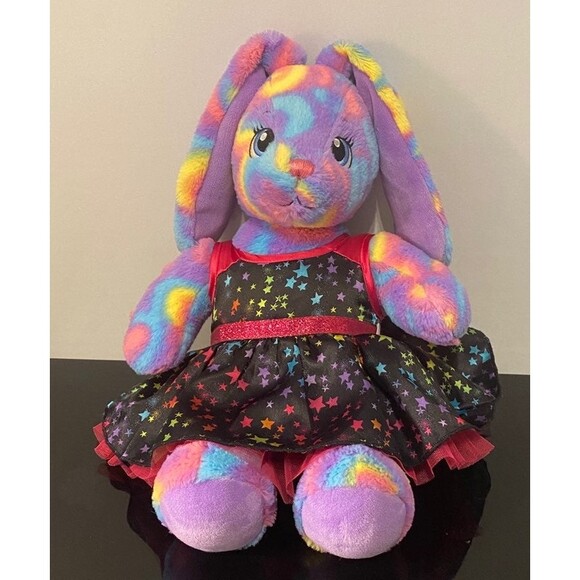 build a bear bunny rabbit colorburst 16" - Picture 1 of 6